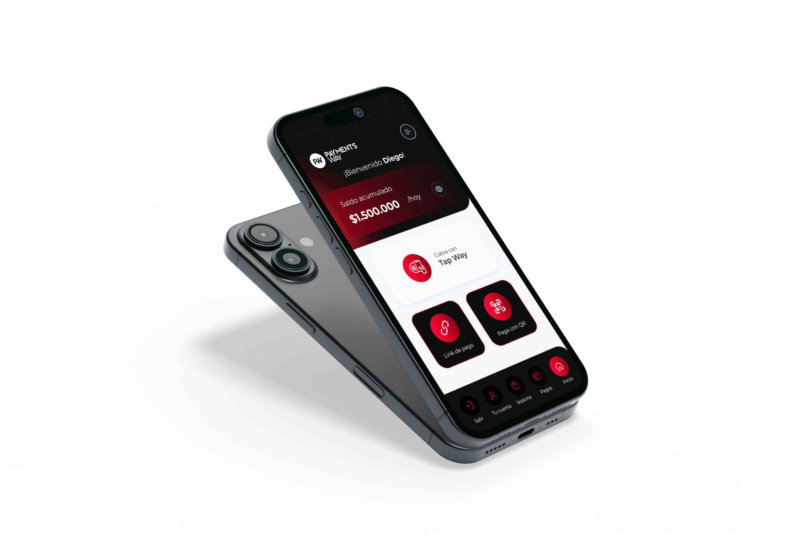 Celular Payments Way actuando como datáfono Tap to Phone